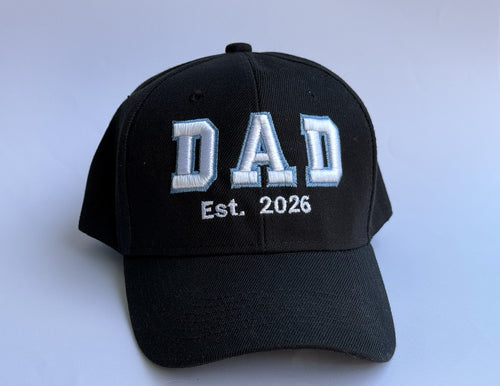 Dad Est. 2026 3D puff Baseball Cap