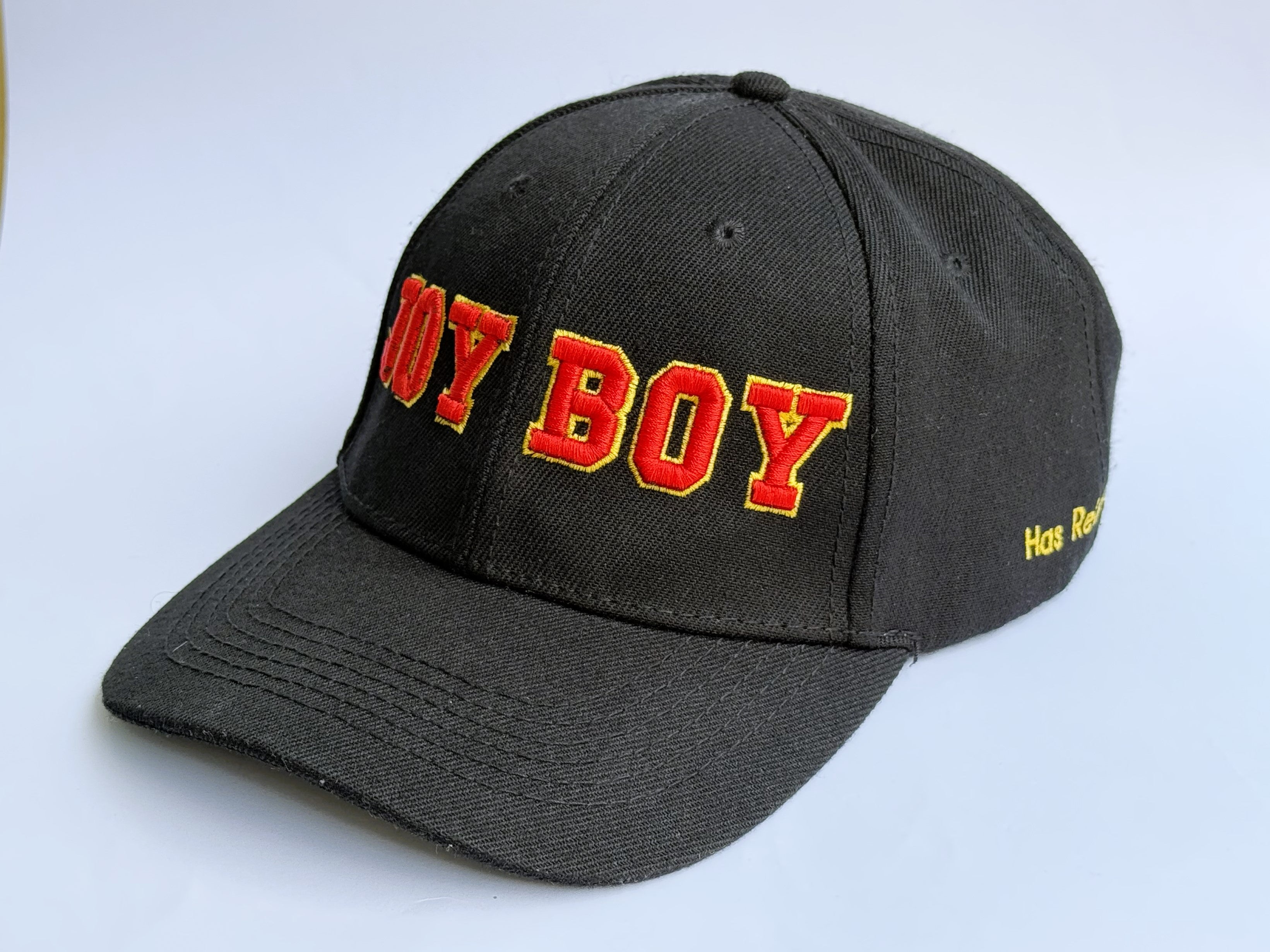 JoyBoy Has Returned Anime Baseball Cap, Black, 100% Polyester, 6 Panel Structured with Pre-Curved Peak, One Size Fits Most