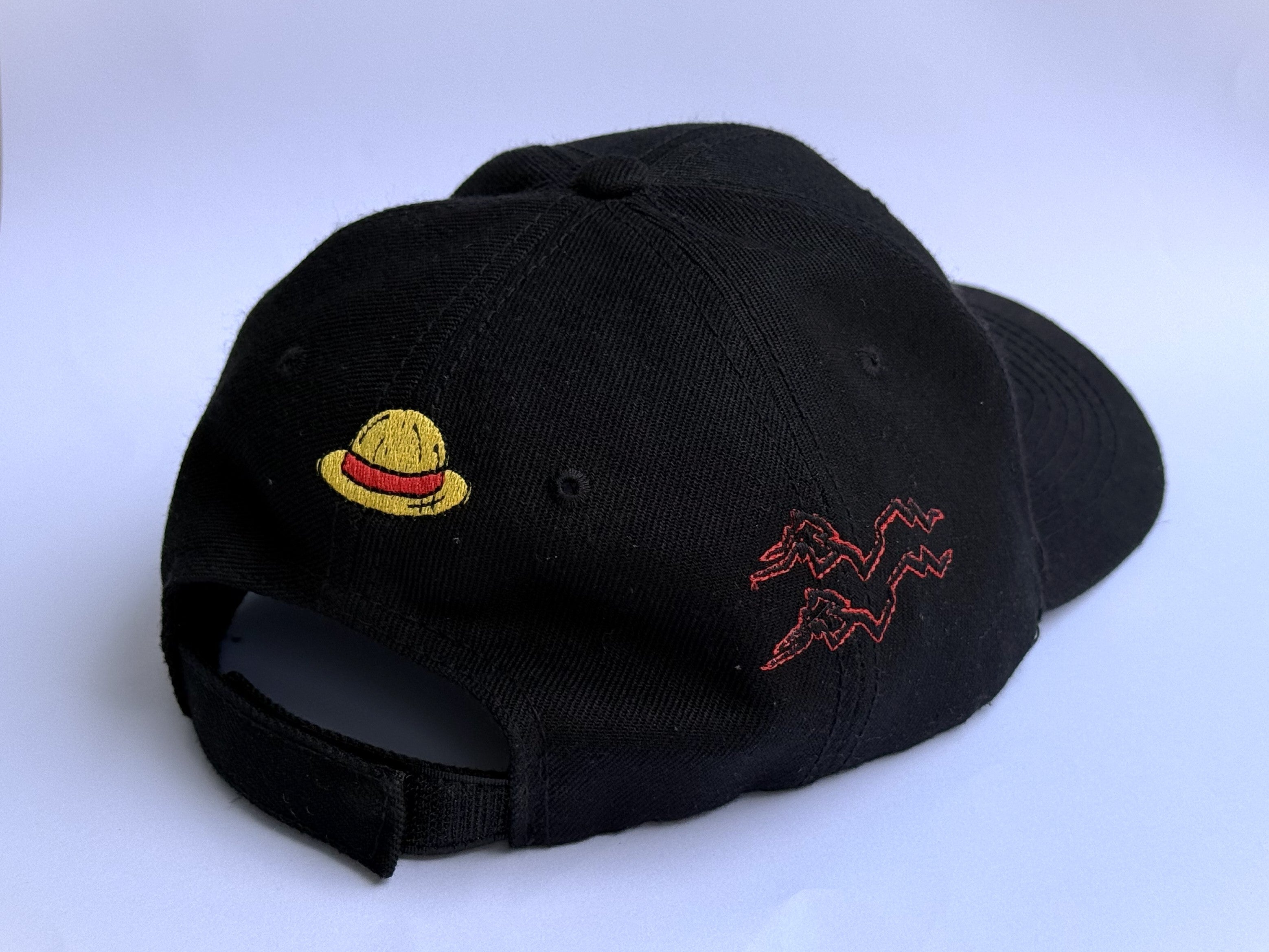 JoyBoy Has Returned Anime Baseball Cap, Black, 100% Polyester, 6 Panel Structured with Pre-Curved Peak, One Size Fits Most