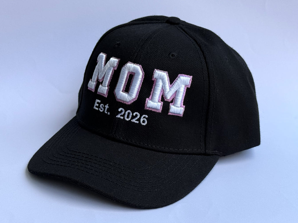 Mom Est. 2026 3D puff Baseball Cap